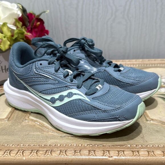 Saucony Women’s Cohesion 17 Lightweight Running Shoes Blue Green Sz 6.5 - Picture 10 of 10